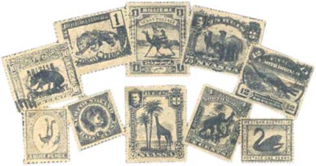 Естествознание и история на почтовых марках