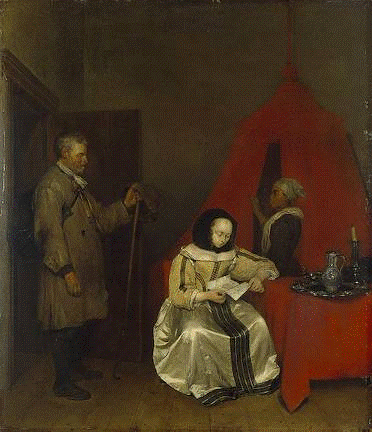 Чувственные связи в бытовом жанре голландской живописи XVII века