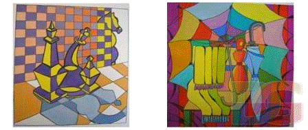 Использование основных закономерностей цветоведения при создании декоративного натюрморта