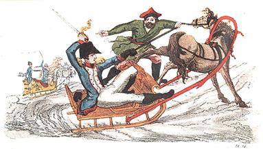 Карикатуры времен Наполеона