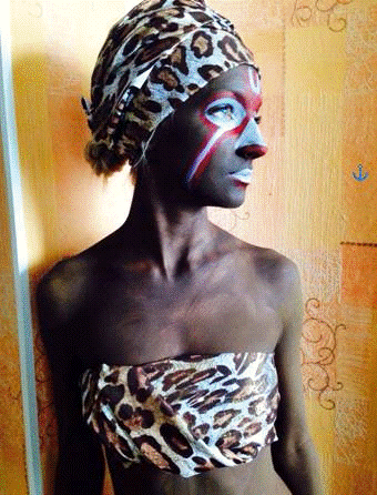 Разработка и выполнение грима этнической маски на тему: 'Культурное наследие африканских народов'