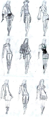 Разработка повседневных ансамблей женской молодежной одежды на сезон весна–лето 2011 с использованием кельтских орнаментов под девизом 'Камень судьбы'