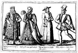 Развитие английского костюма в период эпохи Возрождения