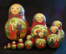Русские деревянные игрушки