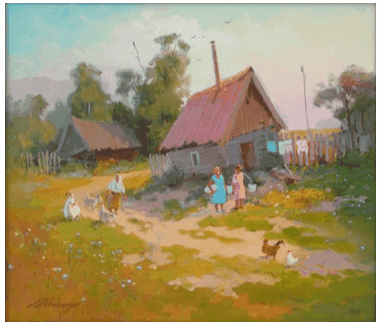 Современный русский реалистический пейзаж на примере творчества Л.Ф. Конончук