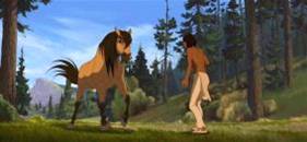 Создание анимационной сцены с участием лошади и вороны, раскрывающей особенности пластики животного и птицы